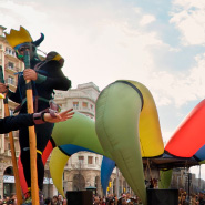 Escena callejera del carnaval '08 en Zaragoza 