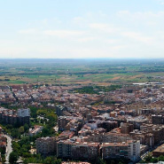 Fotografía aérea del centro de Zaragoza