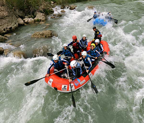 Rafting en el Gállego