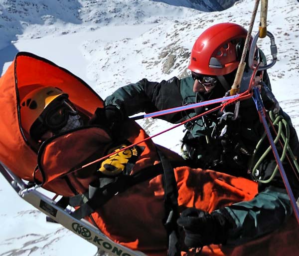 Rescate de montaña