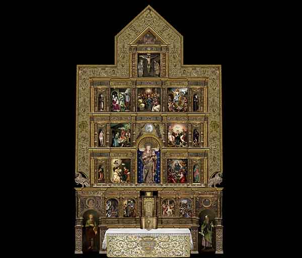 Reconstrucción del retablo de Valderrobres